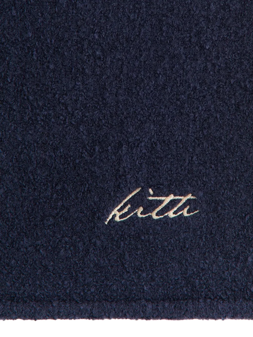 KITH Avyn shorts met borduurwerk Blauw