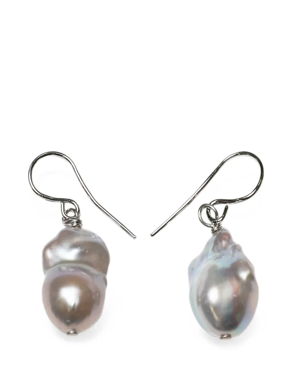 Jil Sander drop earrings - Argento