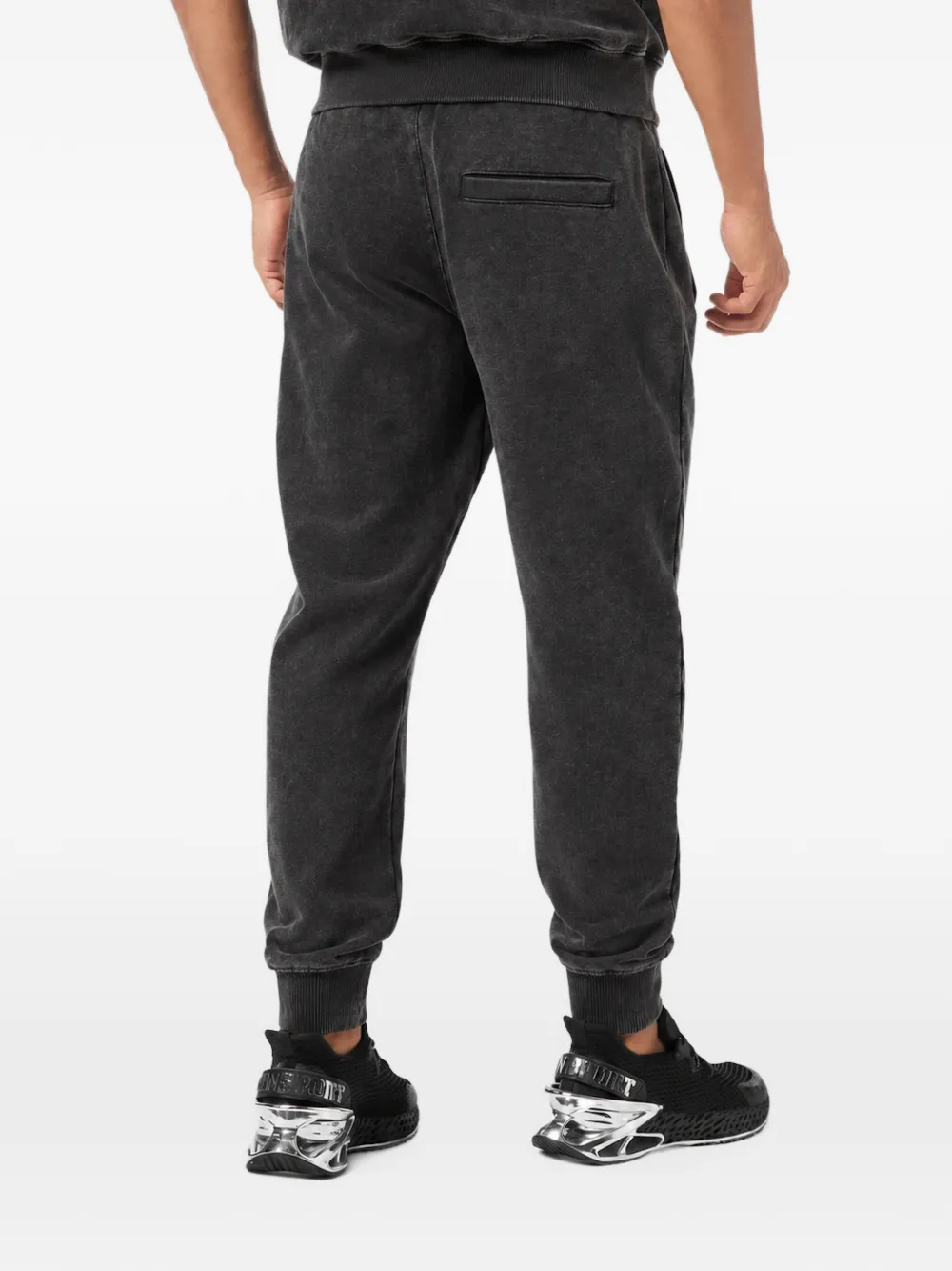Plein Sport Fleece trainingsbroek Zwart