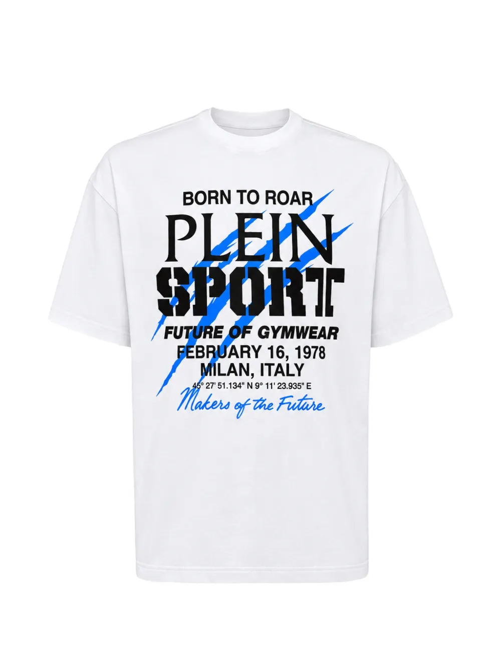 Plein Sport T-shirt met logoprint Wit