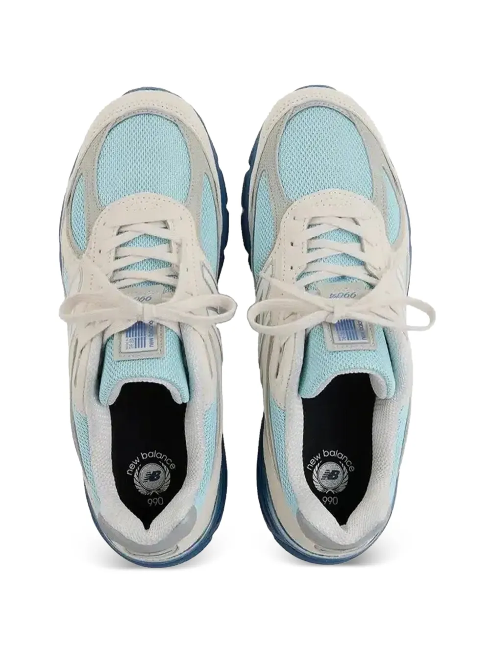 New Balance 990v4 mesh-panel sneakers Beige