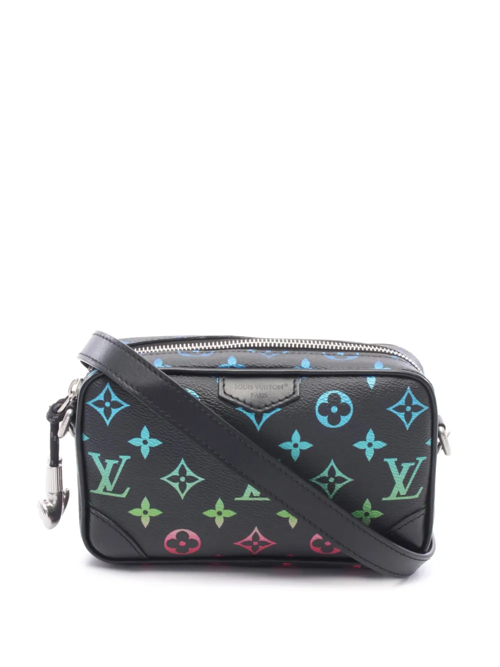 Louis Vuitton Pre-Owned 2025 Monogram Iridescent Trocadero Wearable Wallet shoulder bag - Nero