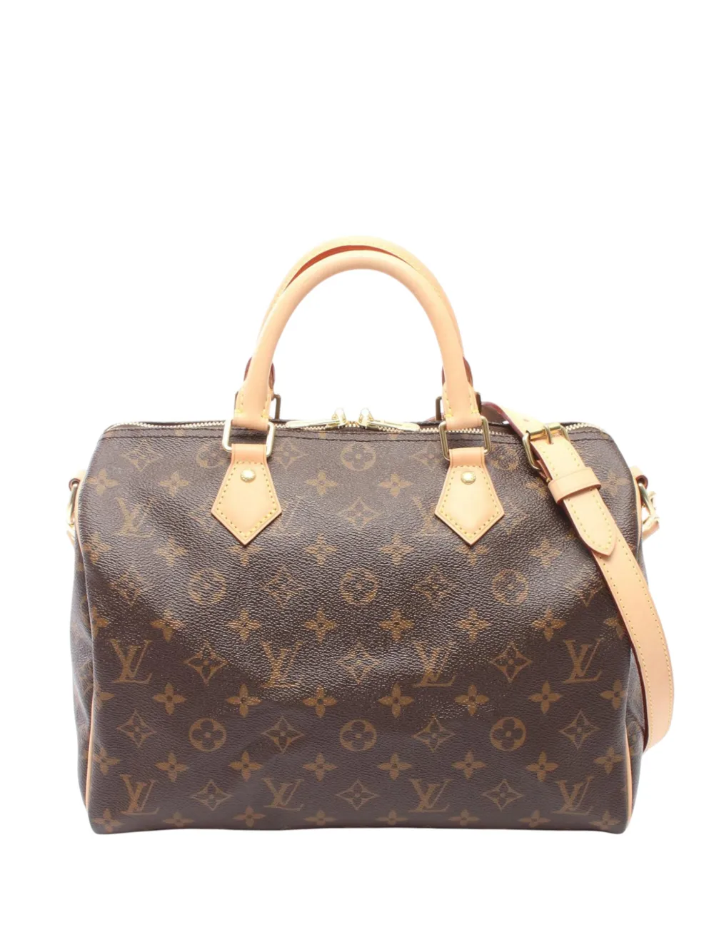 Louis Vuitton Pre-Owned 2019 Monogram Speedy Bandouliere 30 boston bag - Marrone