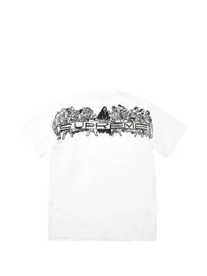 Supreme tape-print T-shirt | White | FARFETCH