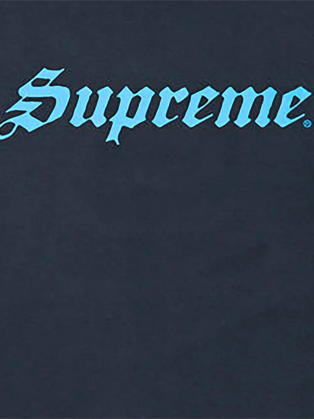 Supreme T-shirt met logoprint Blauw