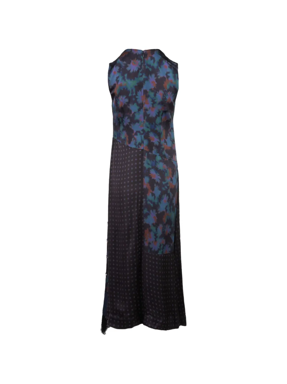 3.1 Phillip Lim Desert Flower fringed maxi dress Blauw