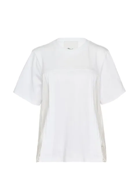3.1 Phillip Lim lace-trim T-shirt