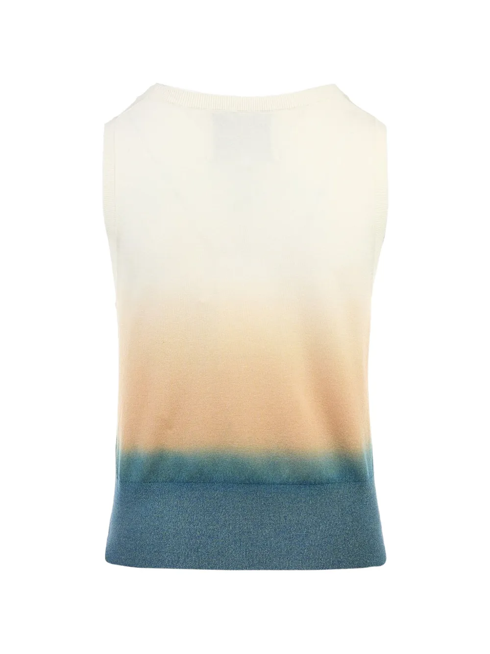 3.1 Phillip Lim Mouwloze blouse met ombré-effect Beige