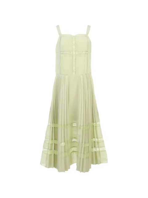 3.1 Phillip Lim lace-trim pleated midi dress