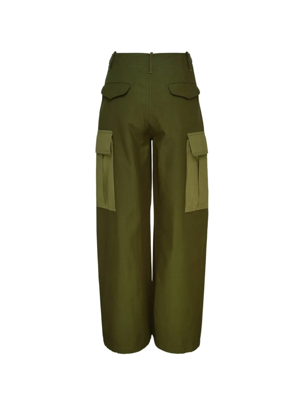 3.1 Phillip Lim Broek met vlakken Groen
