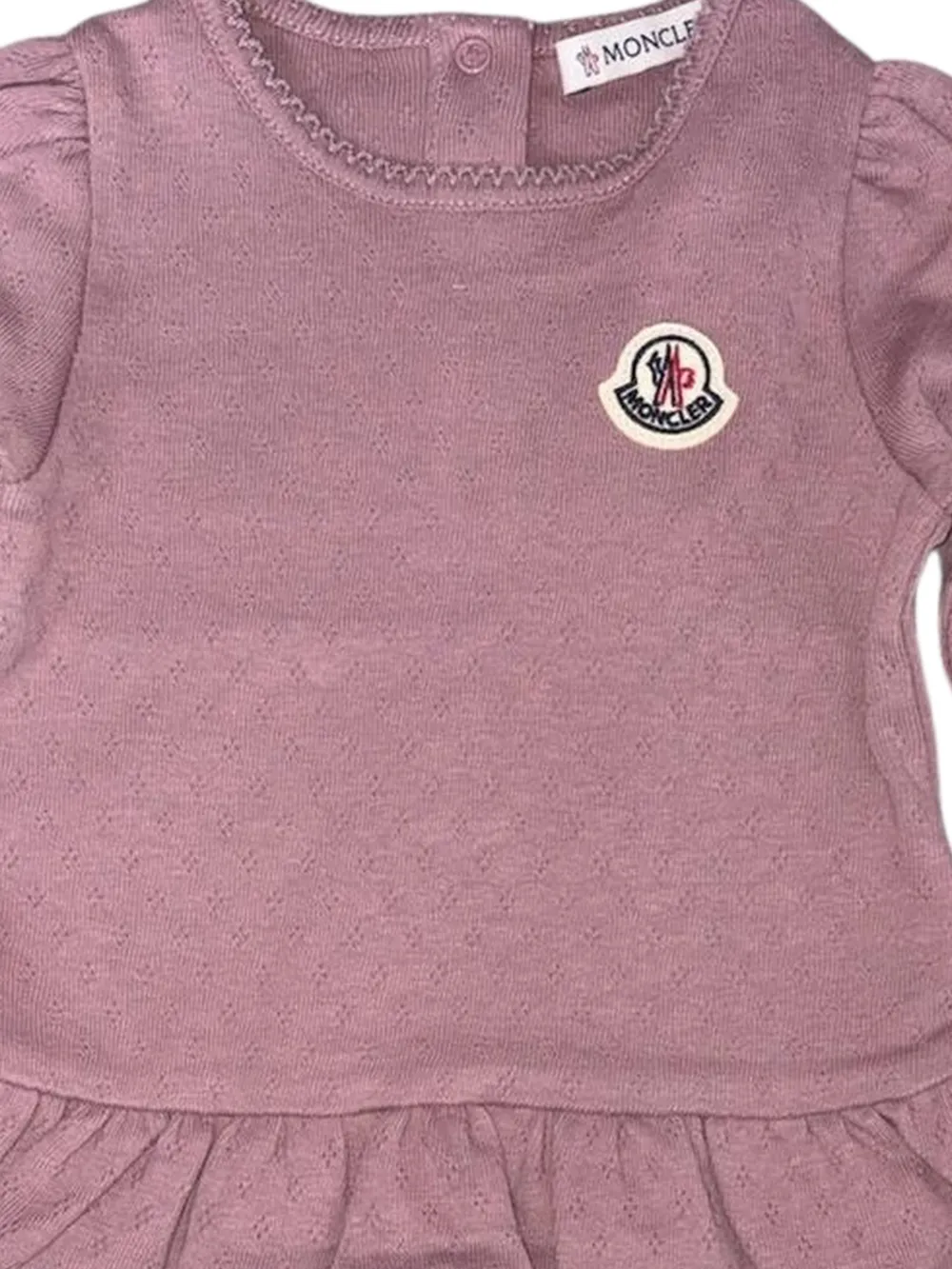 Moncler Enfant Jurk met logopatch Roze