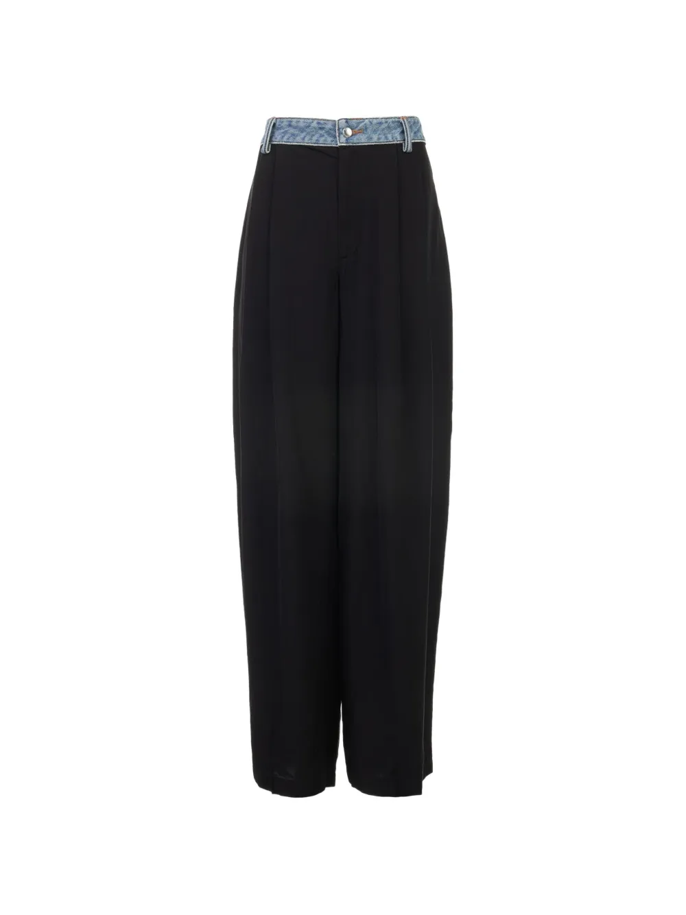 Alexander Wang denim waistband mid-rise pants