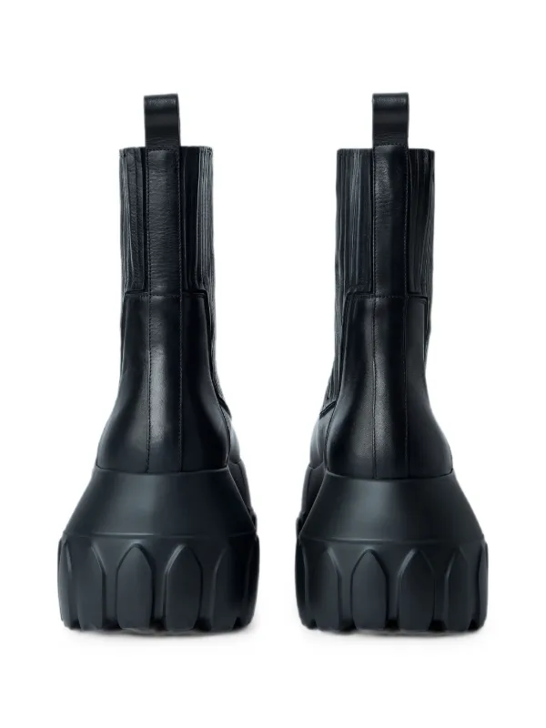 Rick Owens Beatle Mega Tractor ブーツ | ブラック | FARFETCH JP