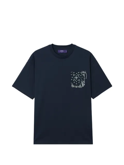 aftermaths playera con estampado de bandana