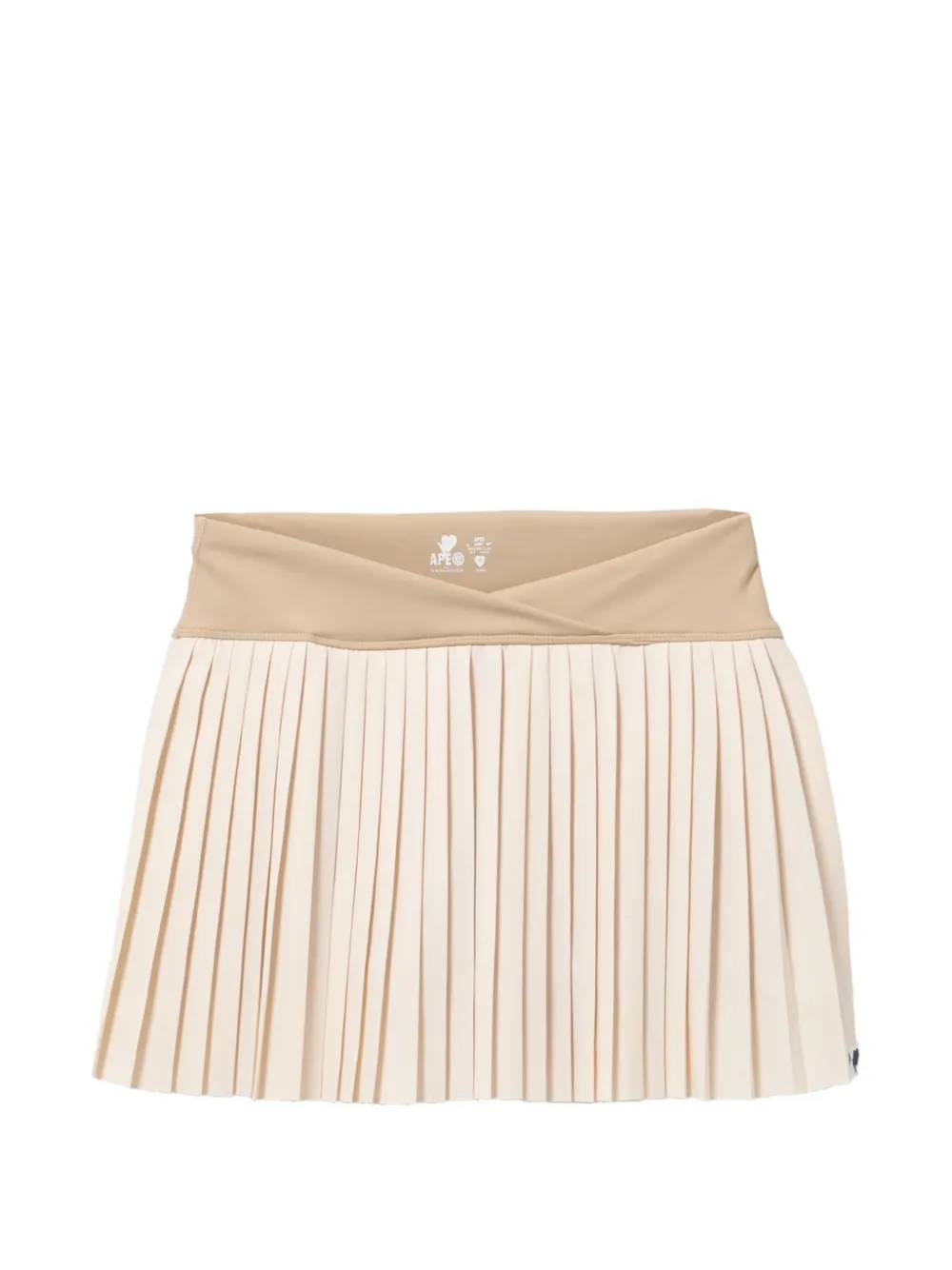 APEE™ by *A BATHING APE® pleated skirt - Toni neutri