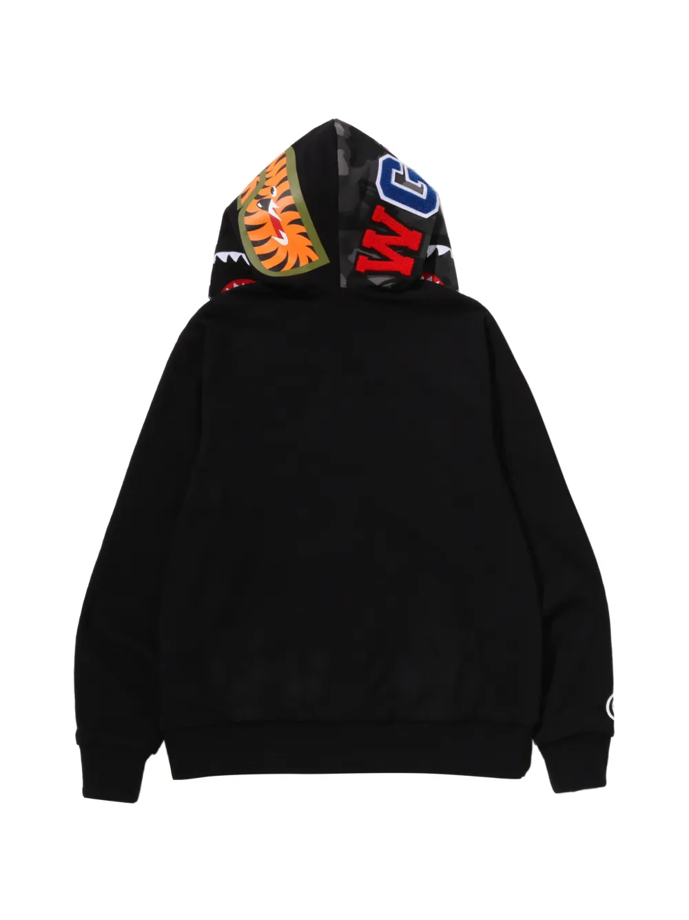 A BATHING APE® Shark full-zip Reversible Hoodie | Black | FARFETCH