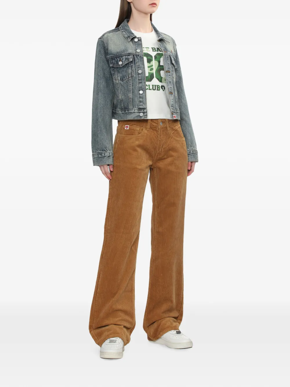 APEE™ by *A BATHING APE Denim jack Blauw
