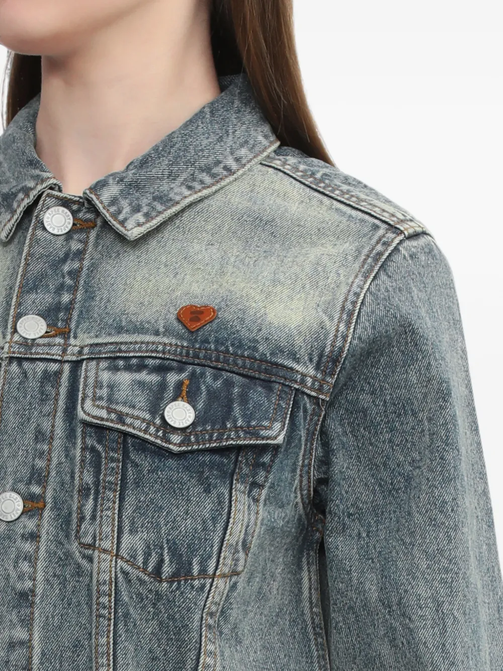 APEE™ by *A BATHING APE Denim jack Blauw