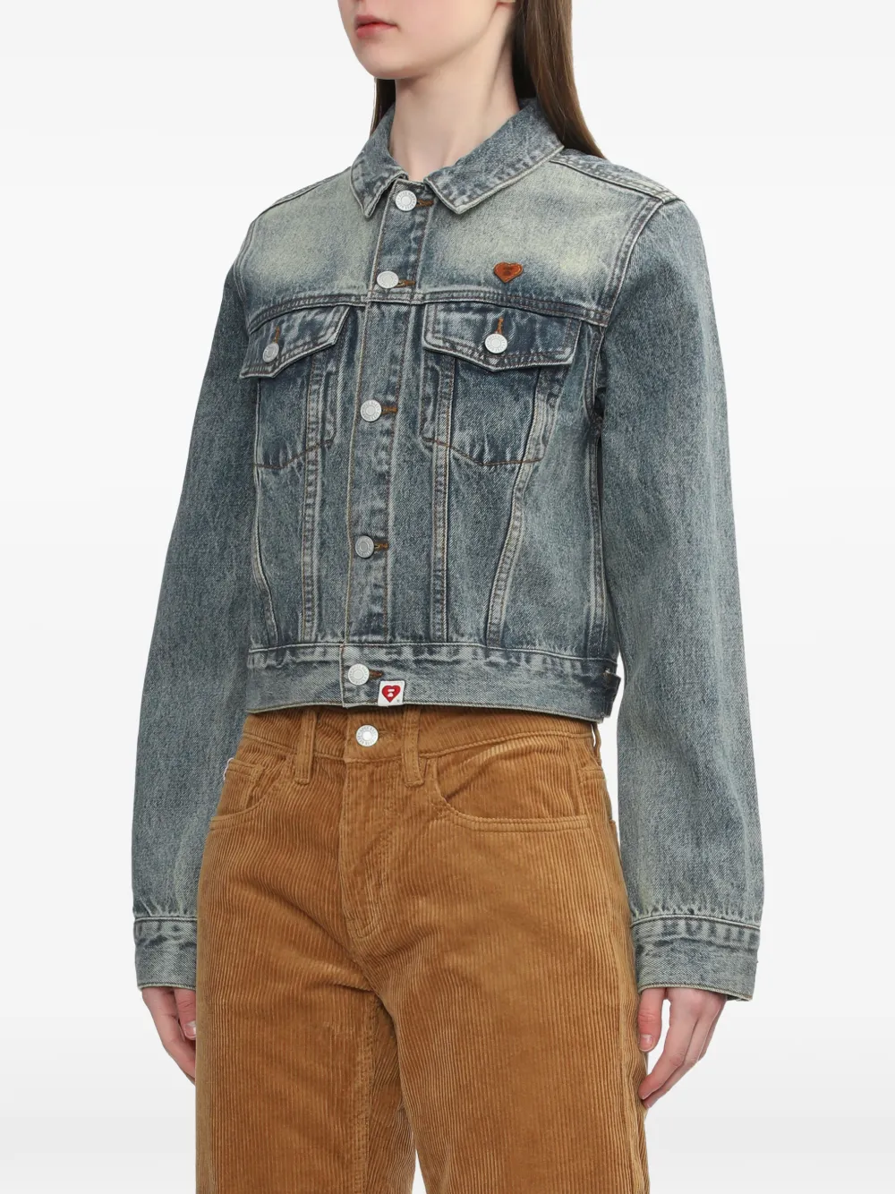 APEE™ by *A BATHING APE Denim jack Blauw