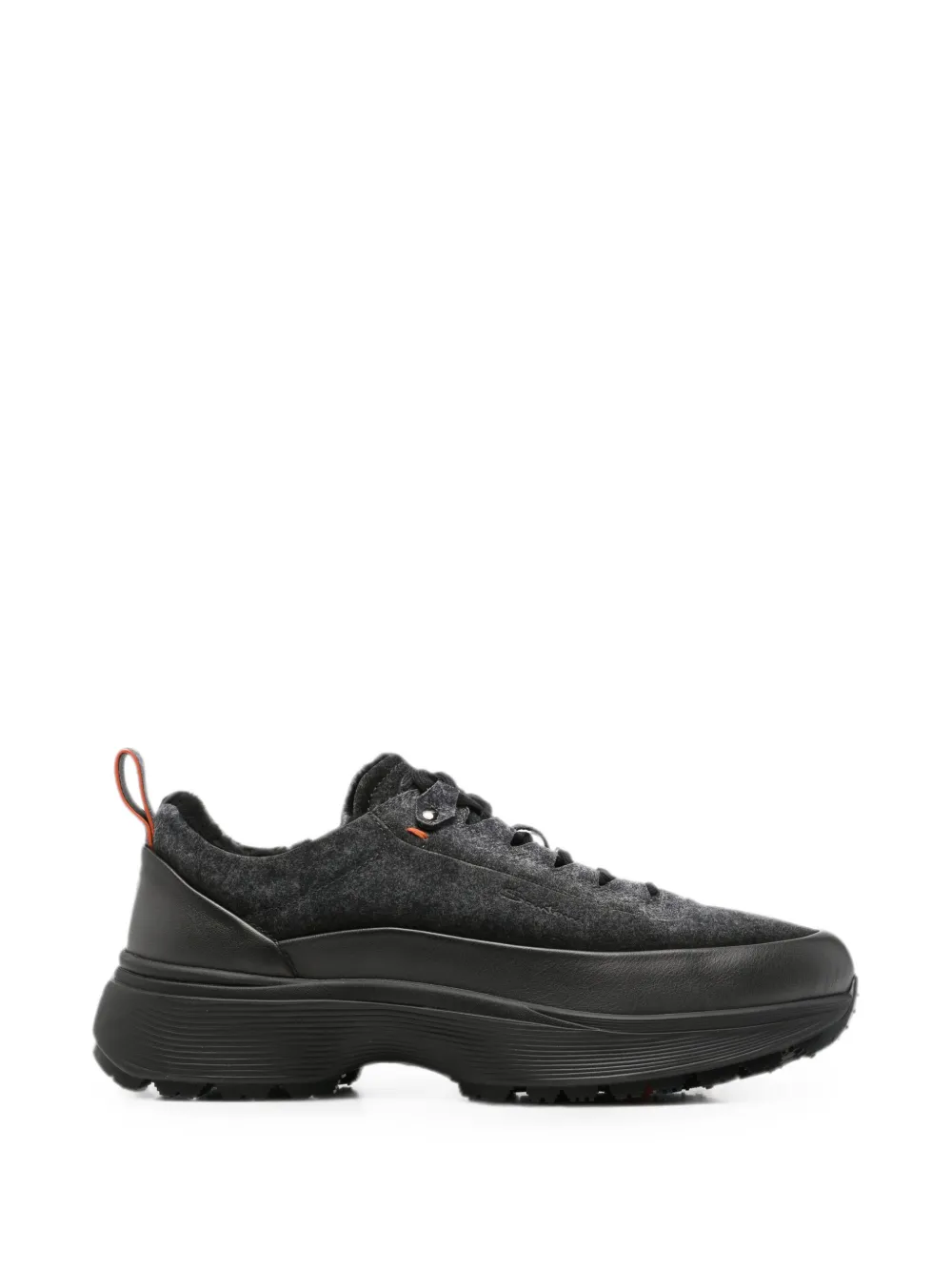 Santoni Bounce panelled sneakers - Grau