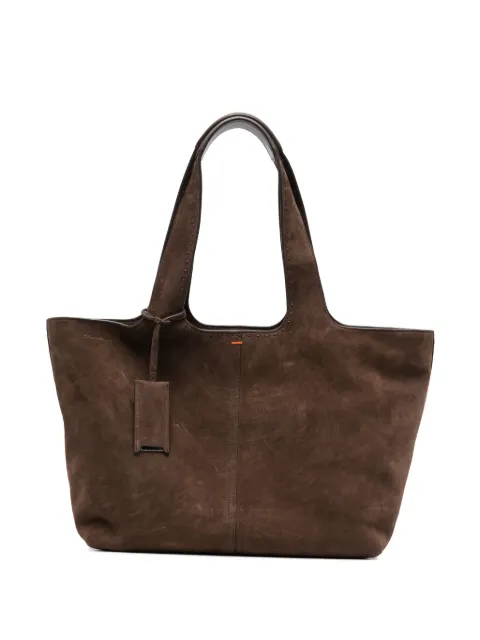 Santoni suede tote bag