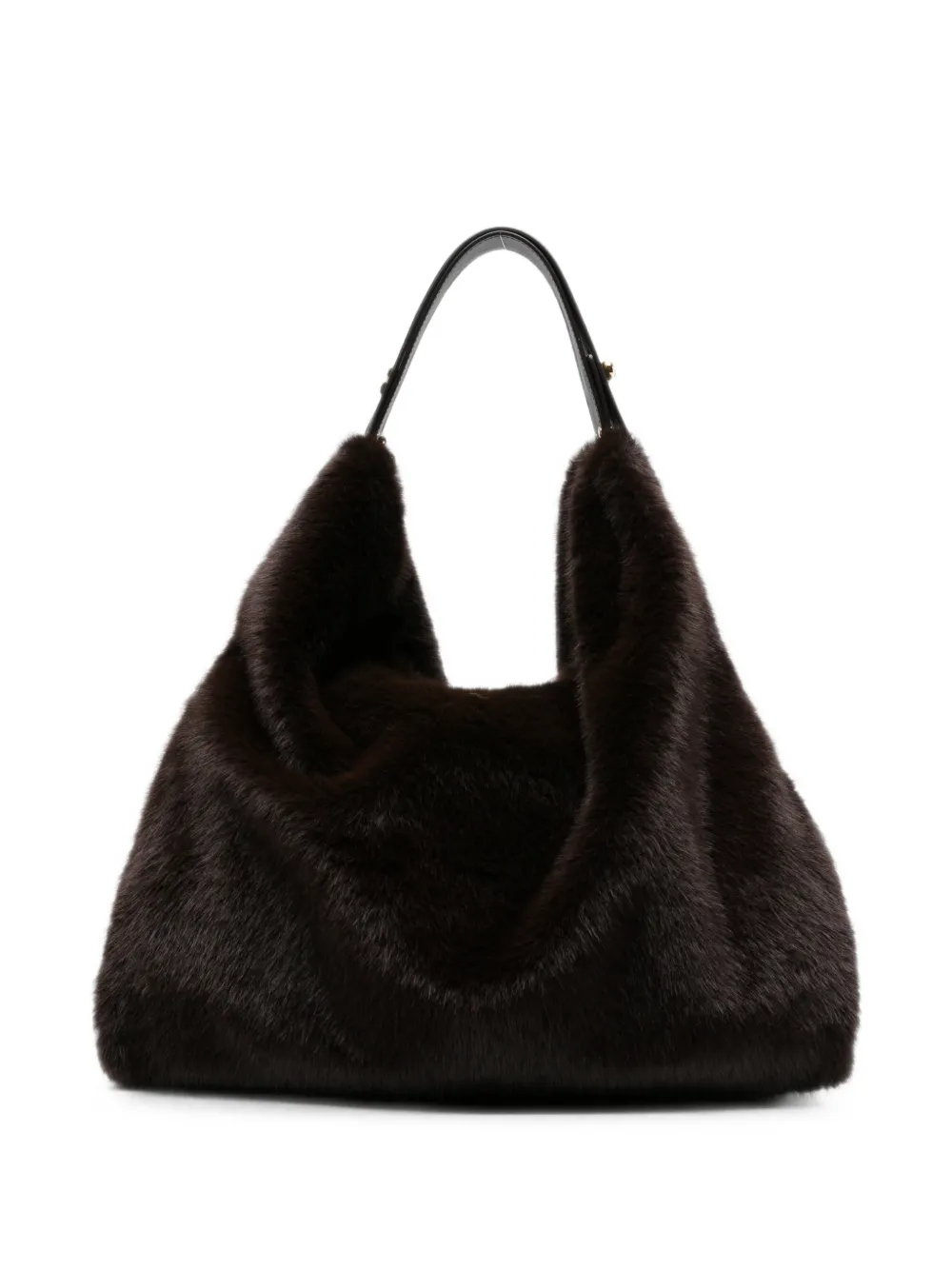 Gherardini faux-fur shoulder bag - Marrone