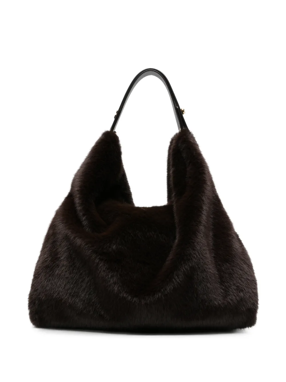 Gherardini faux-fur shoulder bag - Marrone