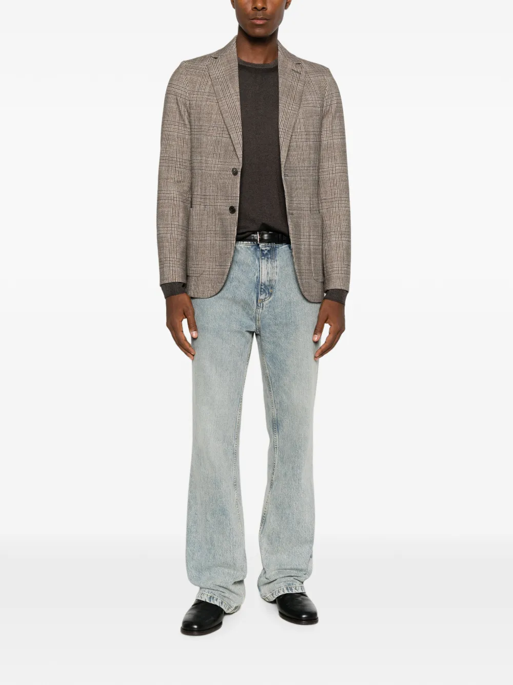 Circolo 1901 Geruite blazer Bruin