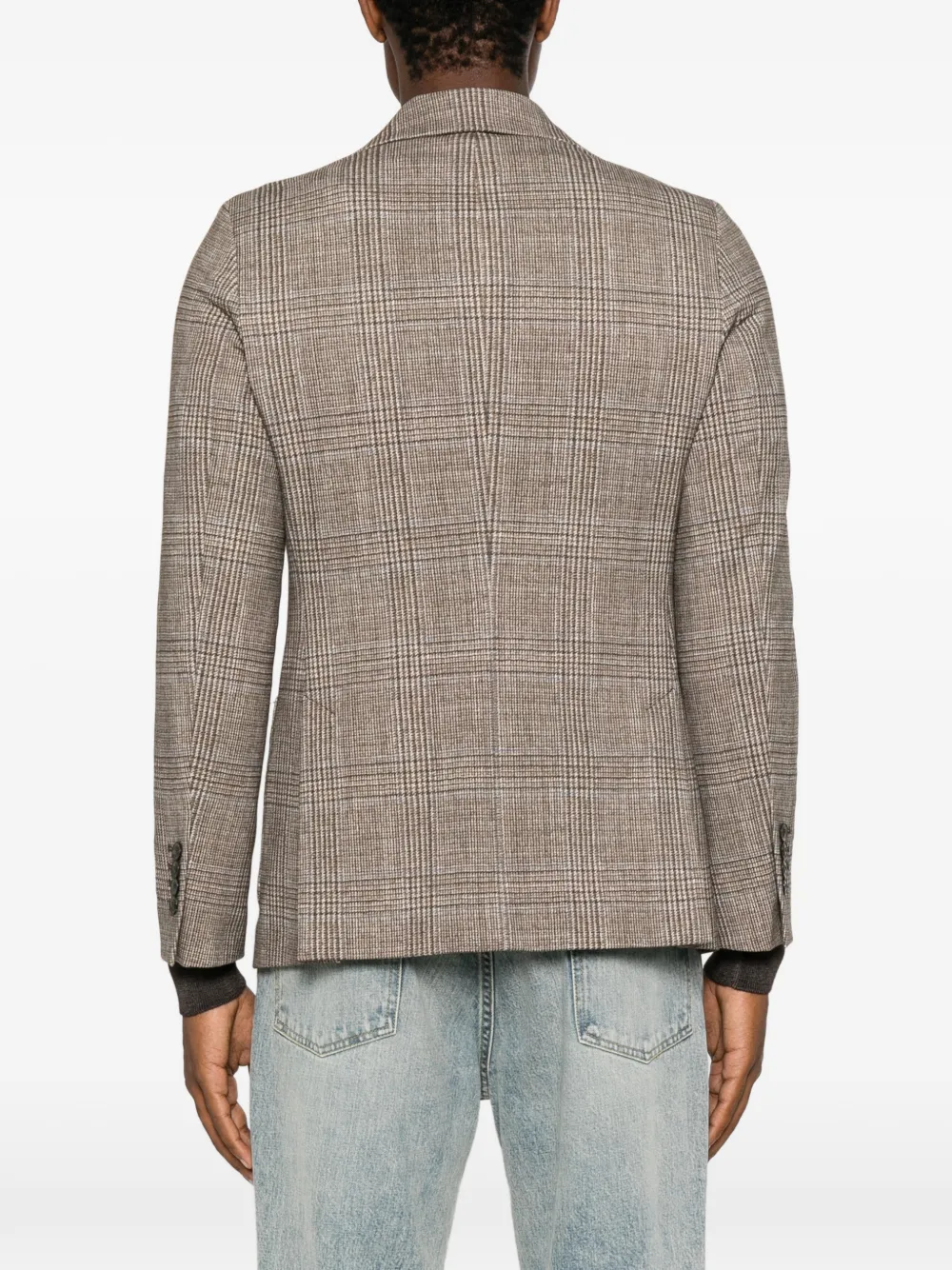 Circolo 1901 Geruite blazer Bruin