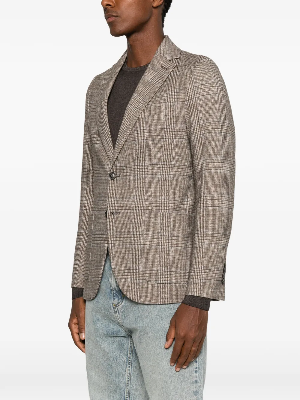 Circolo 1901 Geruite blazer Bruin