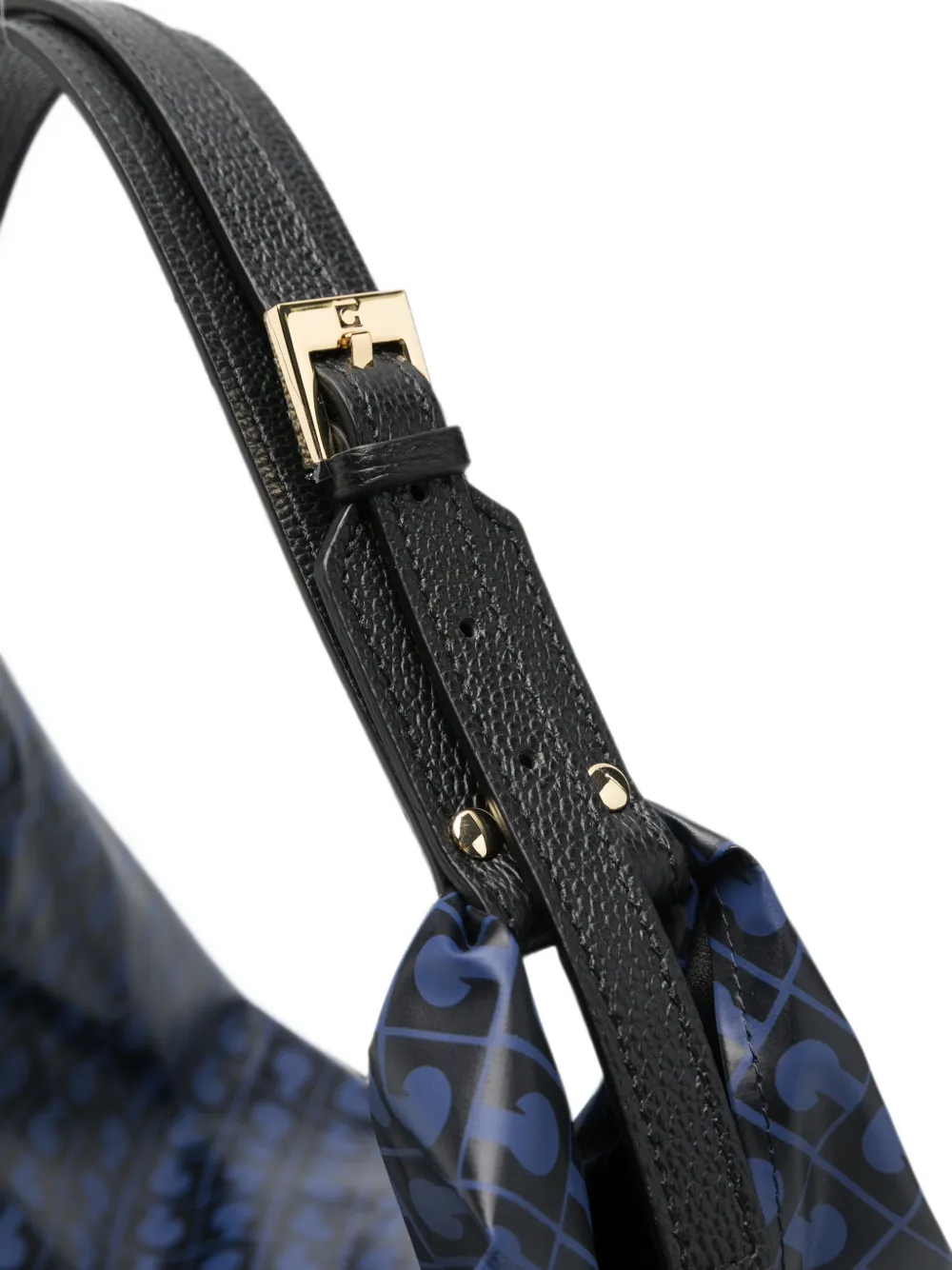 Gherardini Shopper met monogramprint Zwart