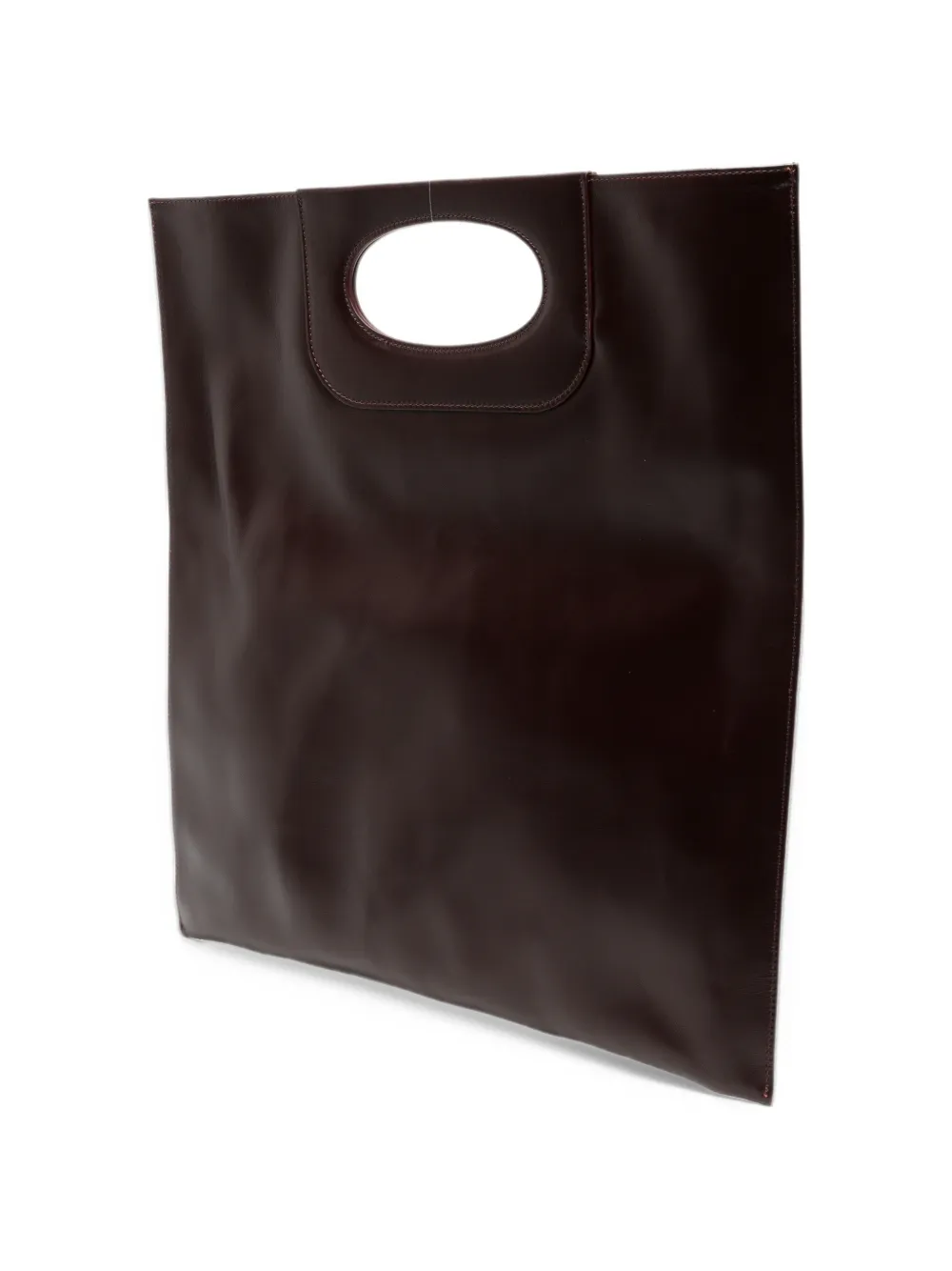 Gherardini Piattina leather tote bag Rood