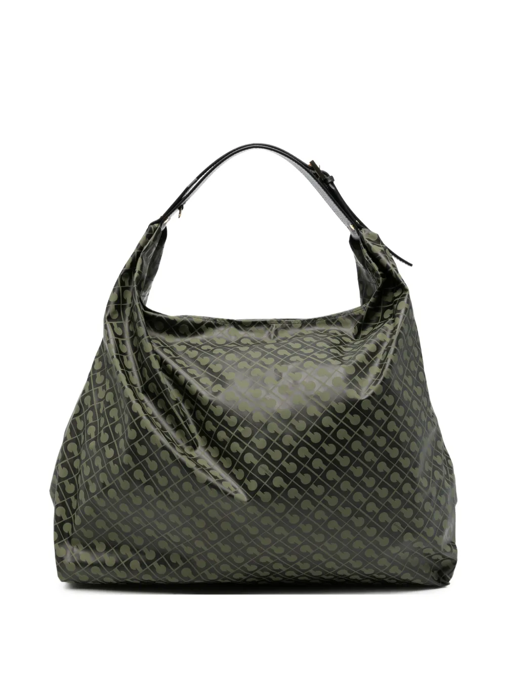 Gherardini Amazzonia monogram-print shoulder bag - Green