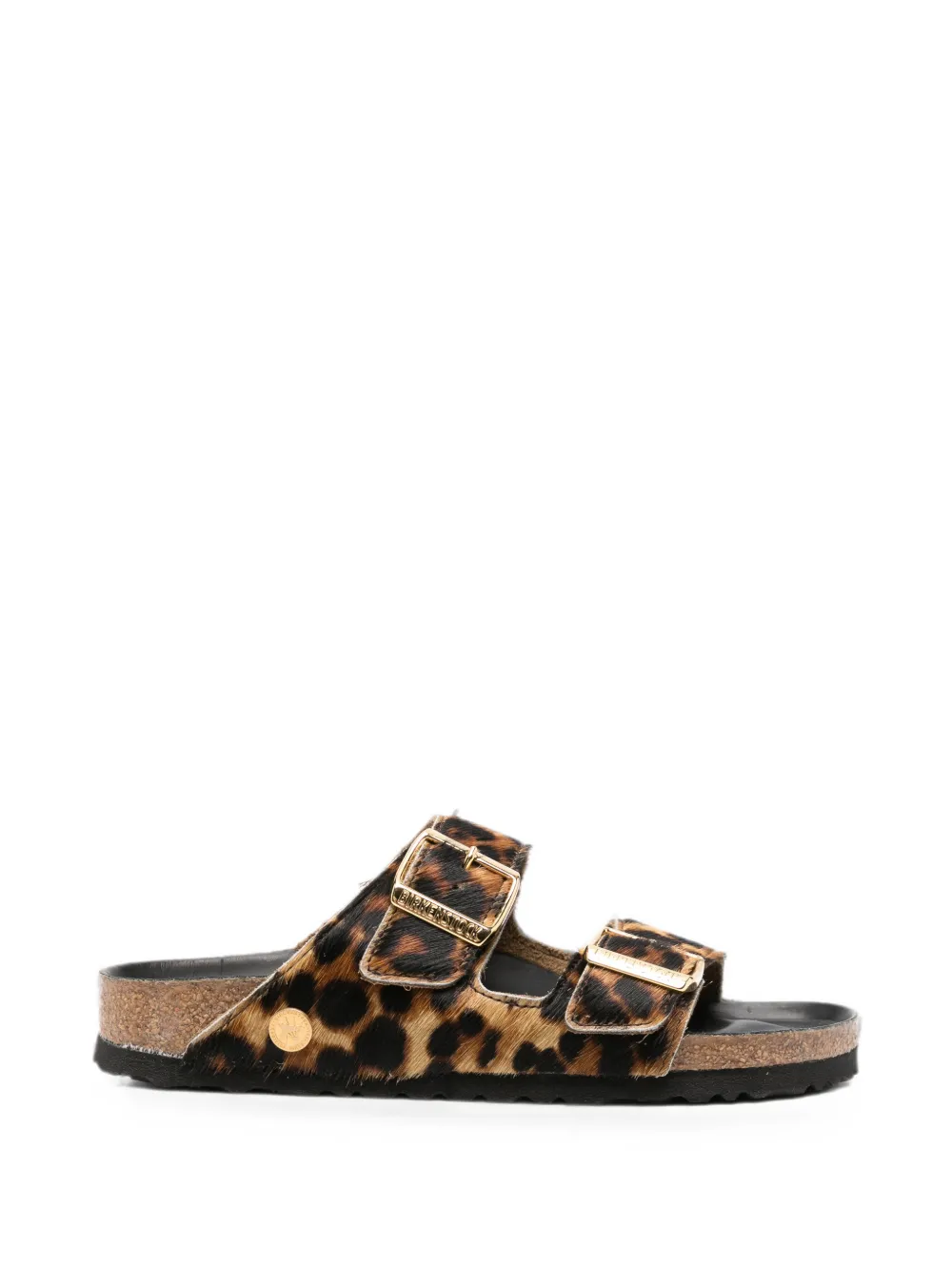 Birkenstock Arizona leopard-print sandals Bruin