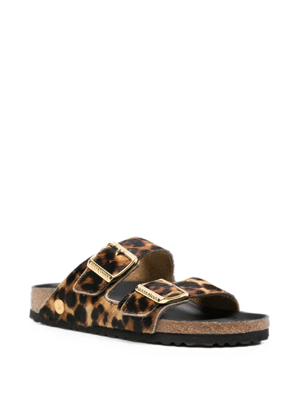 Birkenstock Arizona leopard-print sandals Bruin