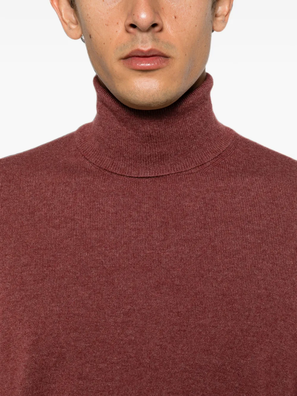 Brunello Cucinelli Kasjmier coltrui Rood