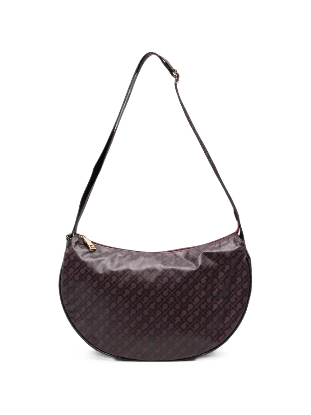 Gherardini small Hobo logo-print shoulder bag - Viola