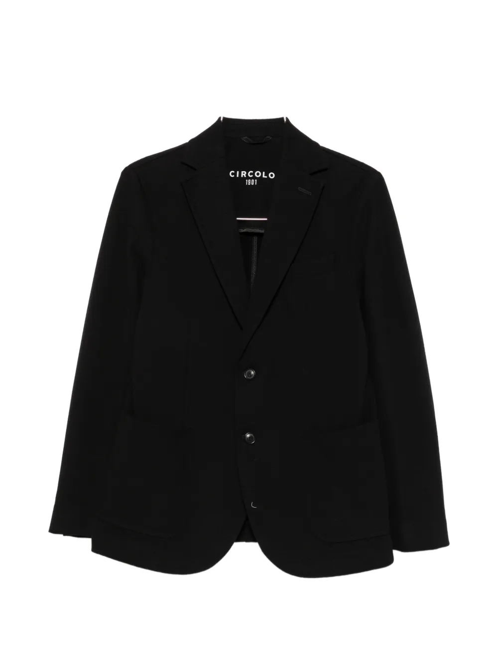 Circolo 1901 single-breasted notch-lapel blazer - Schwarz
