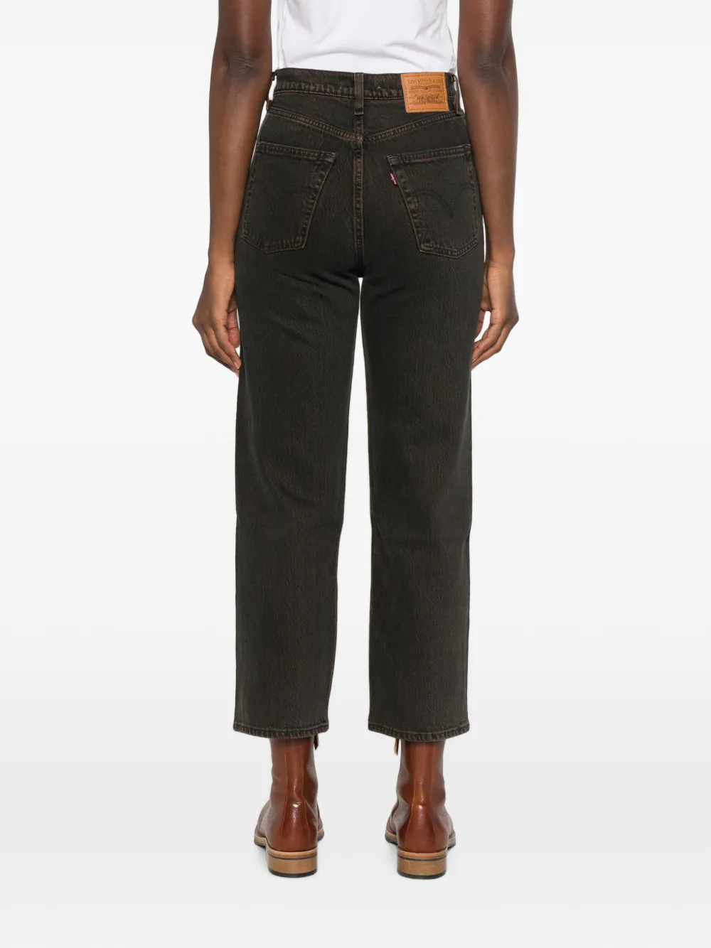 Levi's Jeans met logopatch en riemlus Blauw