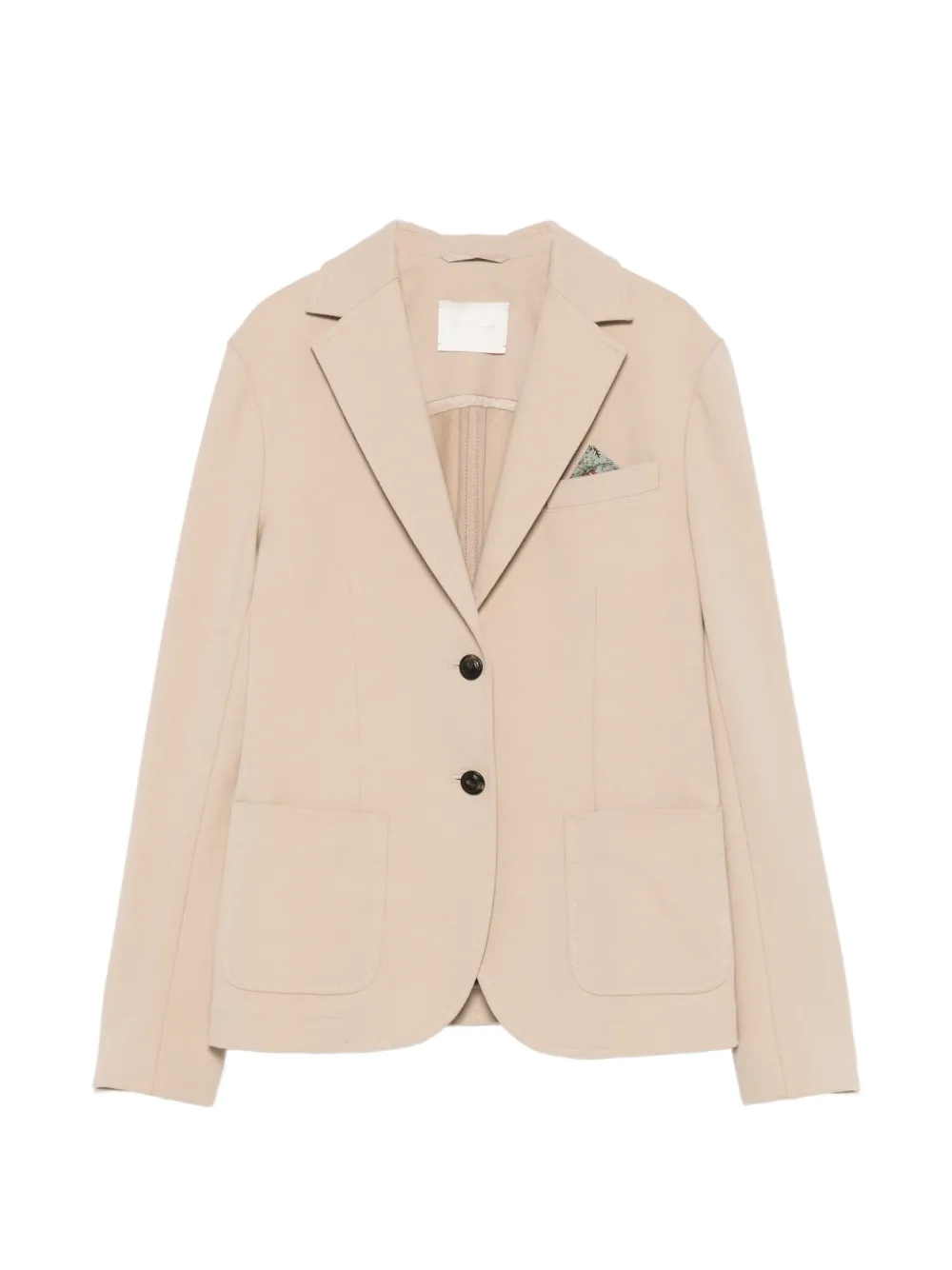 Circolo 1901 single-breasted notched-lapels jacket - Toni neutri