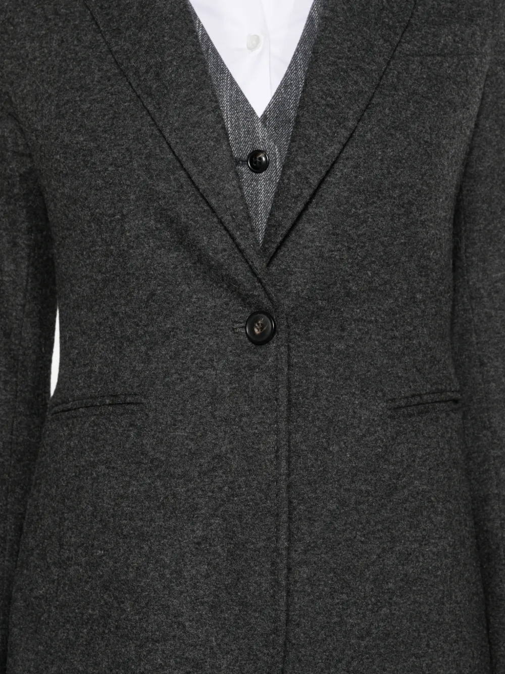 Circolo 1901 Blazer met enkele rij knopen Grijs