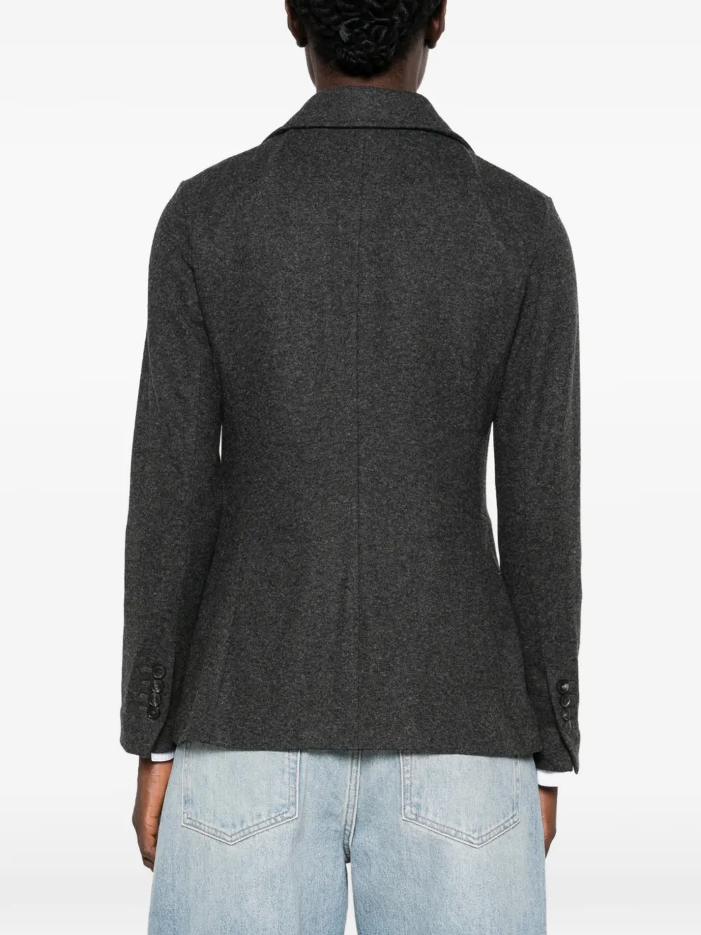 Circolo 1901 Blazer met enkele rij knopen Grijs