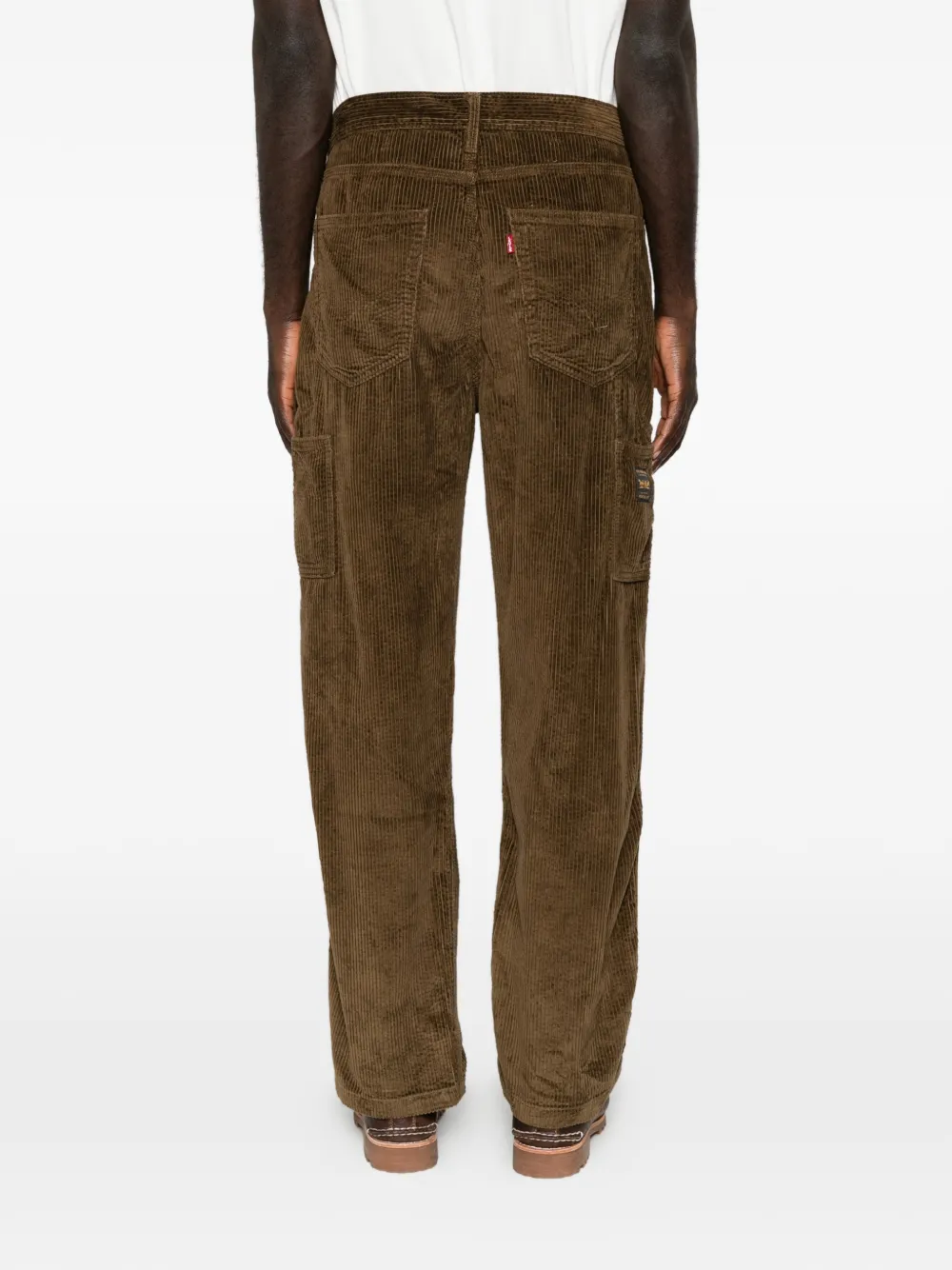 Levi's Ribfluwelen timmermansbroek Bruin