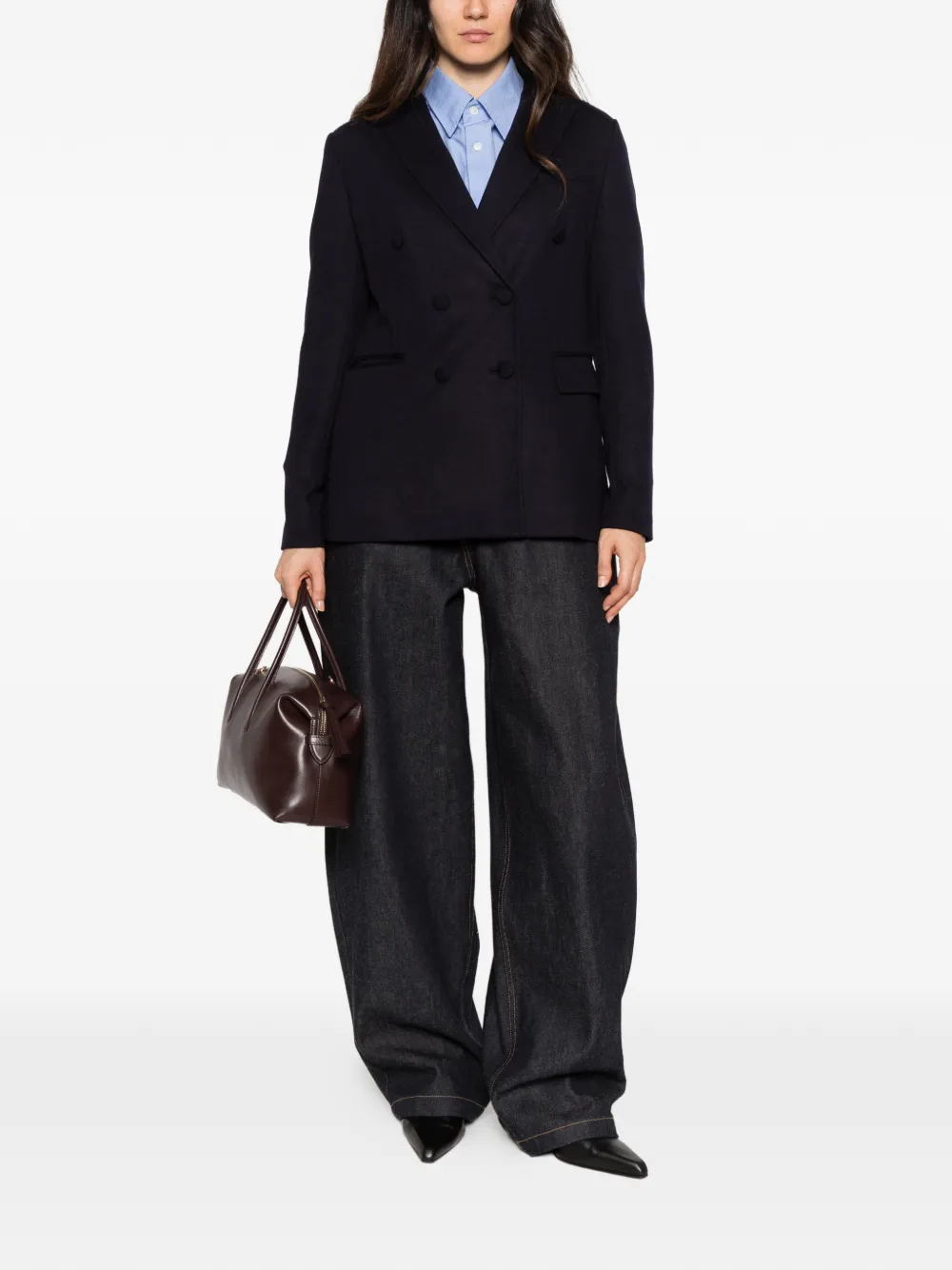 Circolo 1901 double-breasted blazer Blauw