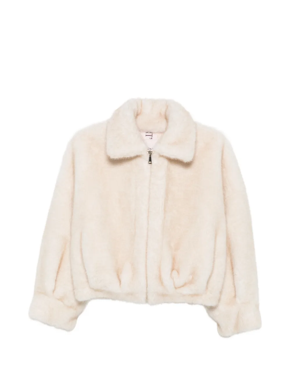 VALENTINI 1972 faux-fur zip-up jacket
