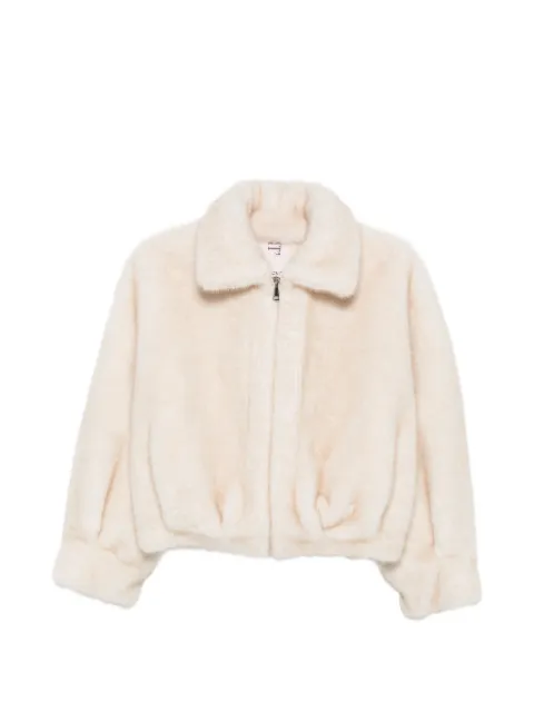 VALENTINI 1972 faux-fur zip-up jacket
