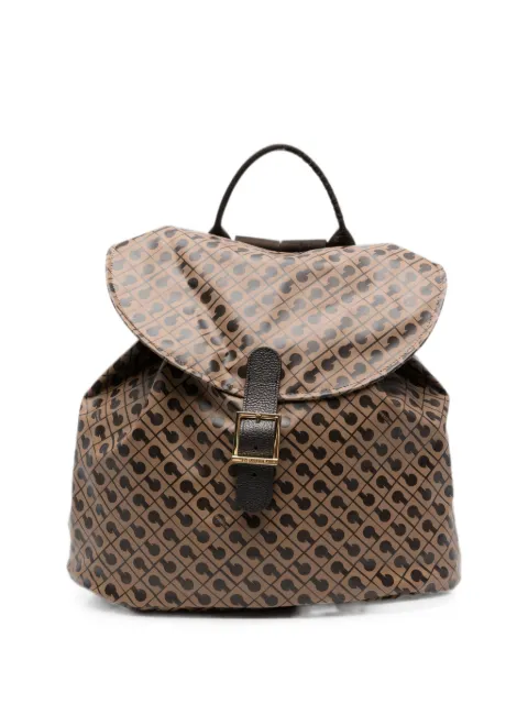 Gherardini monogram-print buckle-fastening backpack