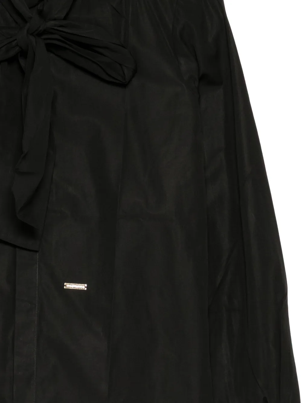 DSQUARED2 katoenen overhemd met gestrikte hals Zwart