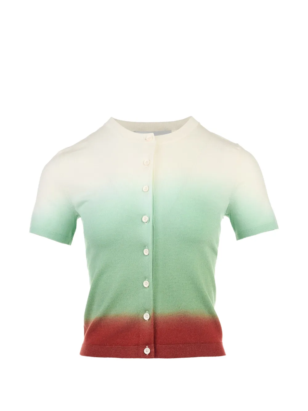3.1 Phillip Lim gradient short-sleeve cardigan - Grün