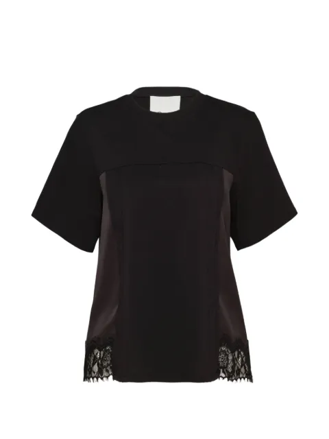 3.1 Phillip Lim lace-trim T-shirt
